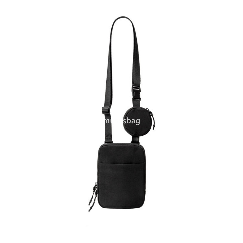Fashionable men and women universal high-end adjustable simple and multifunctional crossbody detachable chest bag outdoor sports waterproof nylon wais