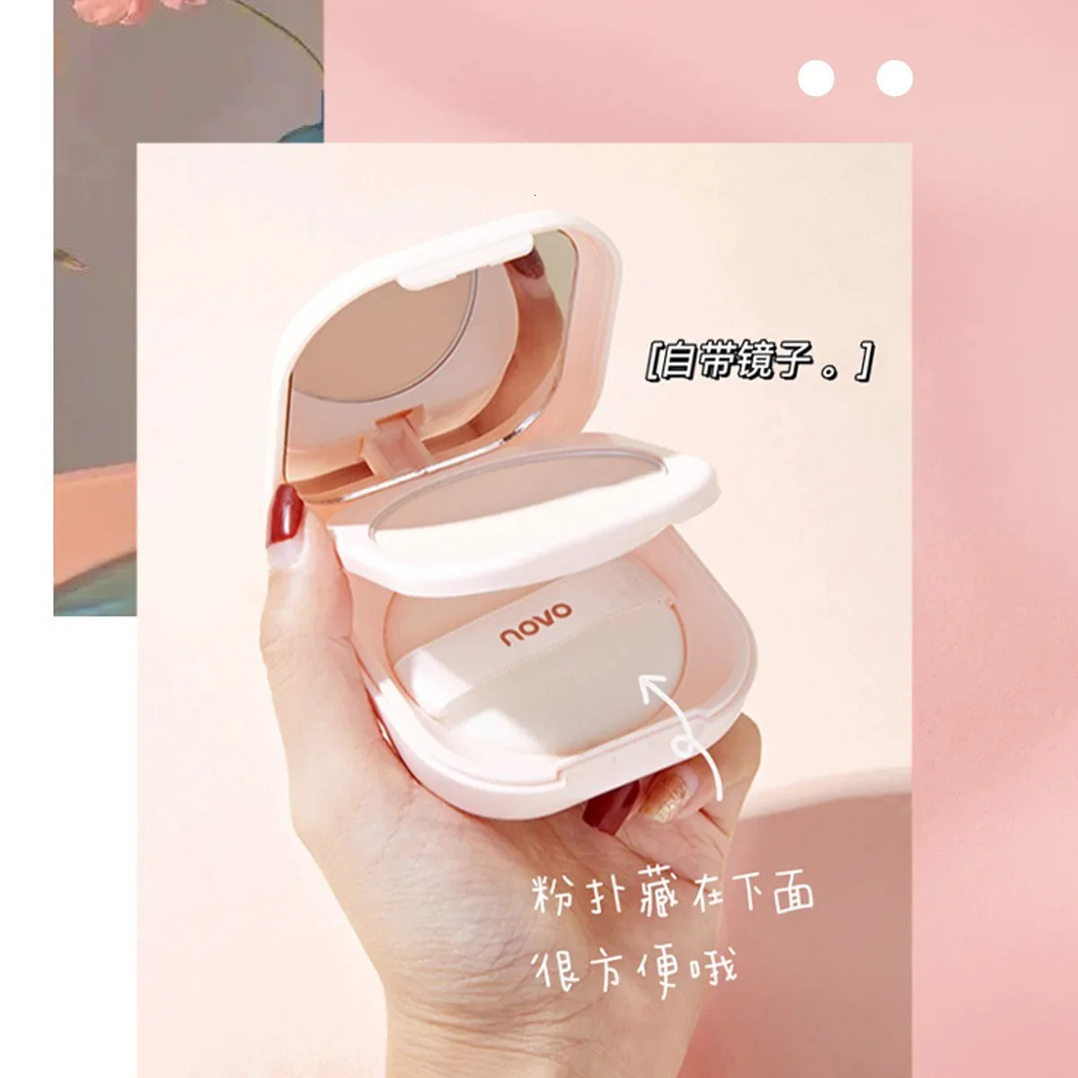 Loose Powder Oil Control Makeup Contour Powder Concealer Light Breathable Waterproof Wet and Dry Use 240627