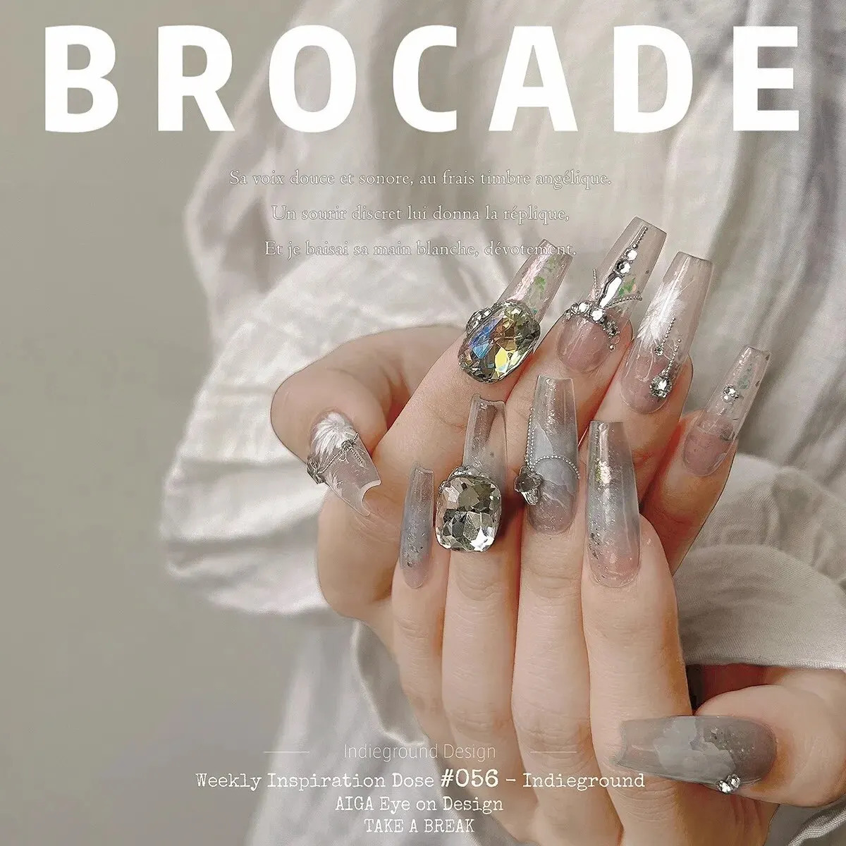 3PCS Nail Art Sequins Ultra-Thin Large Sequins Nail Polish Jewelry Aurora Gradient Embellishment Candy Bright Color Decoration 240627