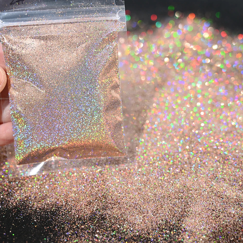 10gLot Fine Laser Nail Glitter Powder for DIY Resin Sparkly Pigment Extremely-fine Holographic Glitter Dust Decoration 240627
