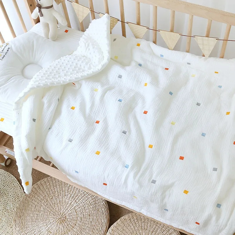Thick Baby Quilt Pure Cotton Spring Autumn Winter born 100x120cm 120x150cm Pacify Kids Children Blanket For Bed 240627