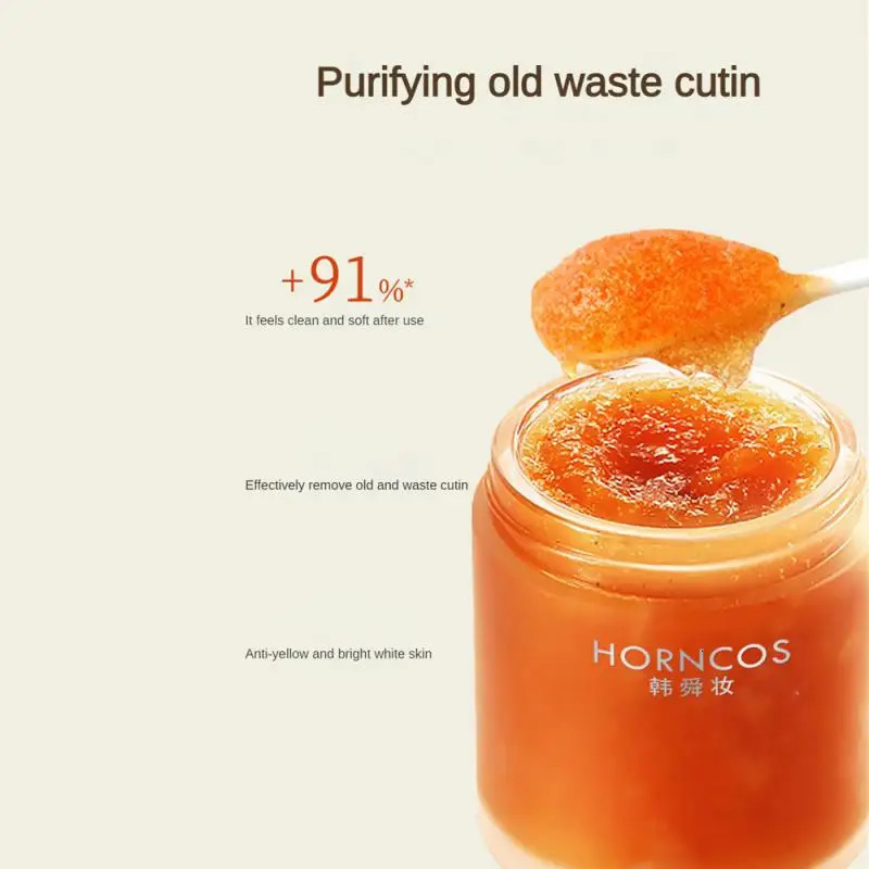 Remove Keratin Scrub Cream Moisturize Body Scrub Exfoliate Deeply Cleanse Scrub Exfoliating Makeup Tighten Small Jam Scrub Cream 240627