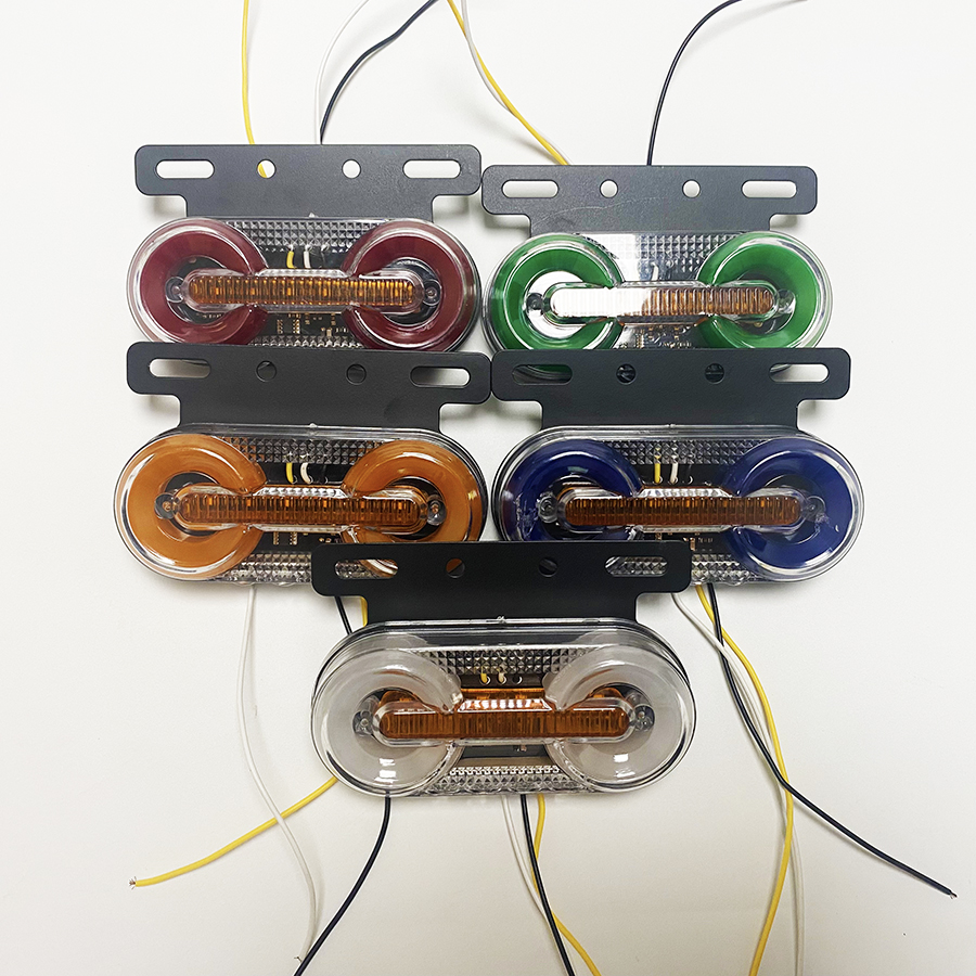 Truck Trailer LED 24V Side Lights Universal Wholesale Waterproof Turn Signal Red Blue Green Orange White Color Clearance Lamp