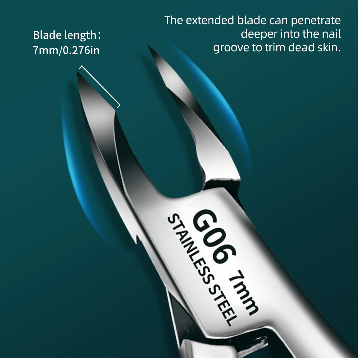 Russian Ieather Clippers Professional Nail Salon Tools Vietnam Craft Stainless Steel Double Fork Ieather Clippers High-end Nail 240627