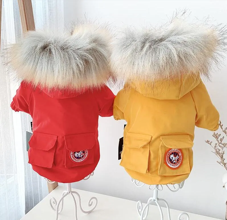 2024Warm Dog Clothes Winter Jacket Clothing for Small Medium Dogs Coat Pet Apparel Chihuahua