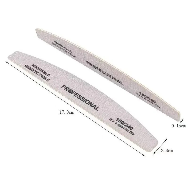 10PCS Nail Thwacker Grinding Nail Sanding Strips Polishing Sanding Strips Dead Skin Manicure Tools Set 240627