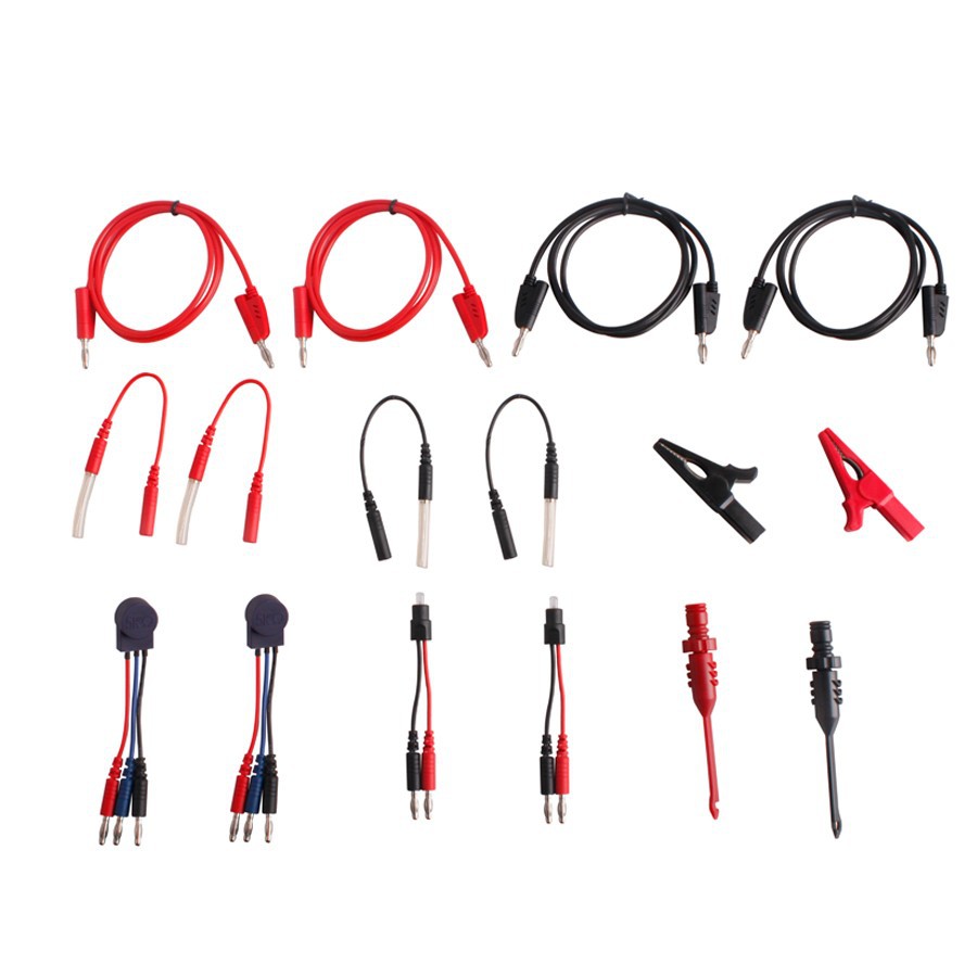 92pcs Car Circuit Test Leads Power Probe Wiring Cable Multimeter Terminal Test Leads Connector Wire Alligator Clip For MST9000+
