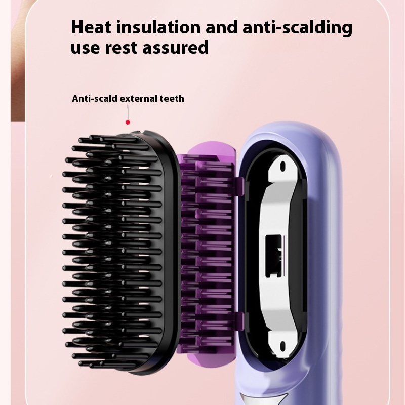 New Wireless Charging Straight Comb Portable Fashion Good Quality Anion Compliant Hair Care F628-40