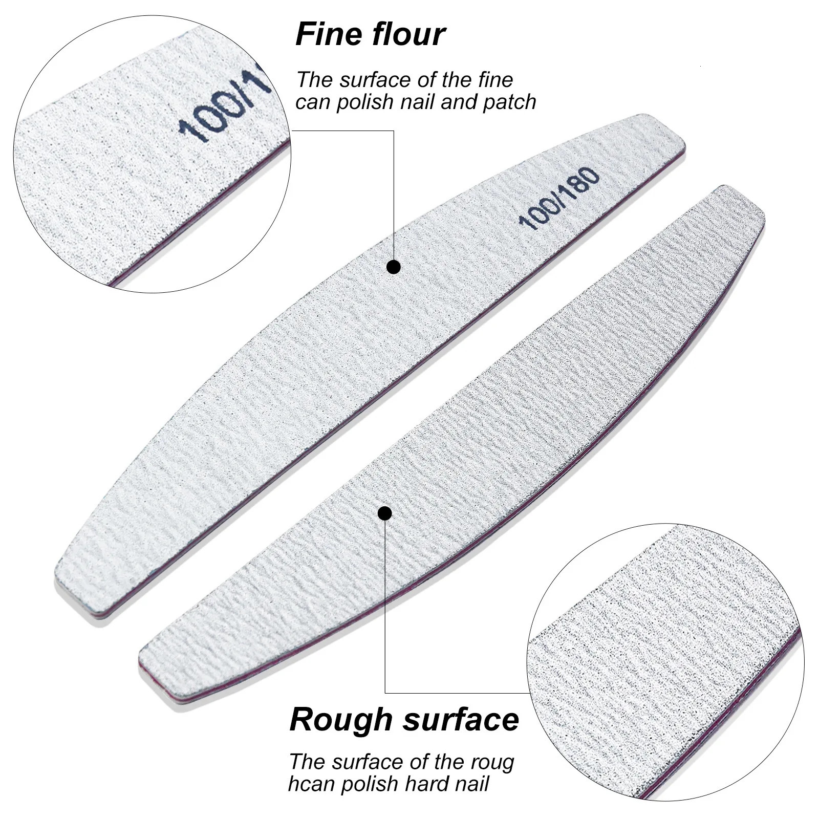 18pcs/set Nail Buffer Professional Sand Sponge Nail Files Manicure UV Gel Nails Polisher Set Brush Acrylic Nail Kit Salon Tools 240627