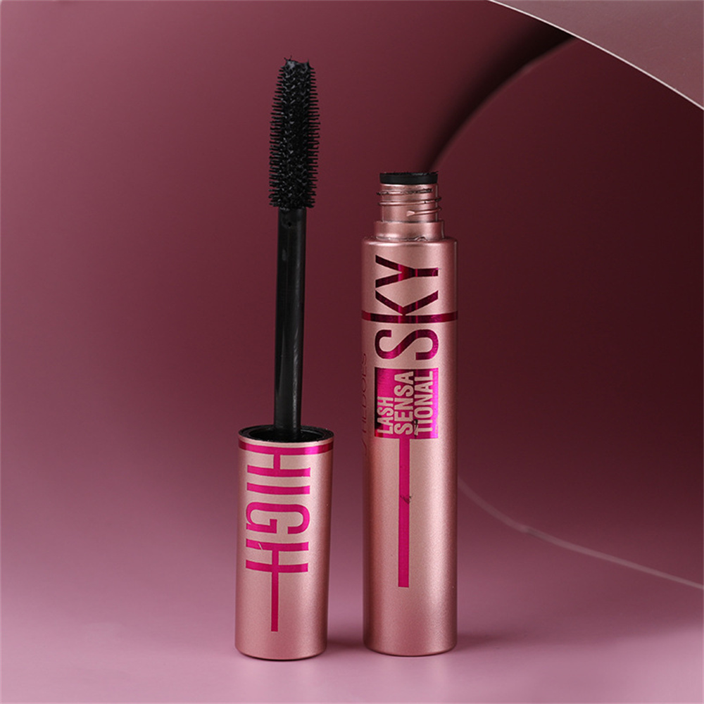 Waterproof Black Mascara Sweat-prooflong Long Lasting Lengthening Eyelash Enchancer Natural Curlying Mascara Eyelash Cosmetics