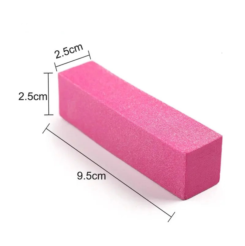 Pink Buffing Sanding Files Block Pedicure Manicure Care Sponge Nail Art Buffer Grindig Polishing No Hurt Nail Art T 240627