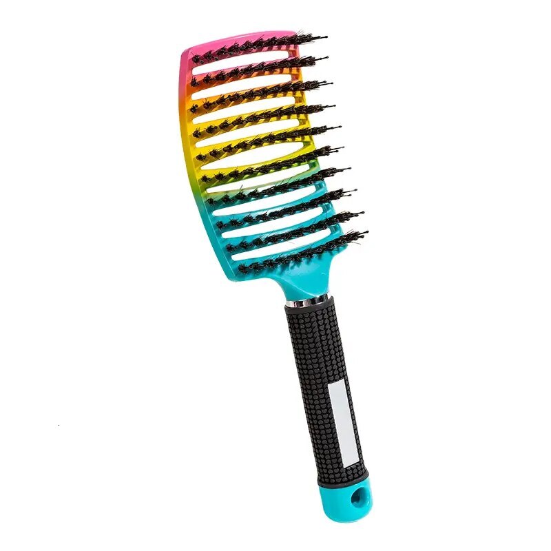 Large Curved Spareribs Combs Women's Root Fluffy Shape High Head Top Artifact Long Straight Hair Curled Pig Mane Comb Brush F628-7