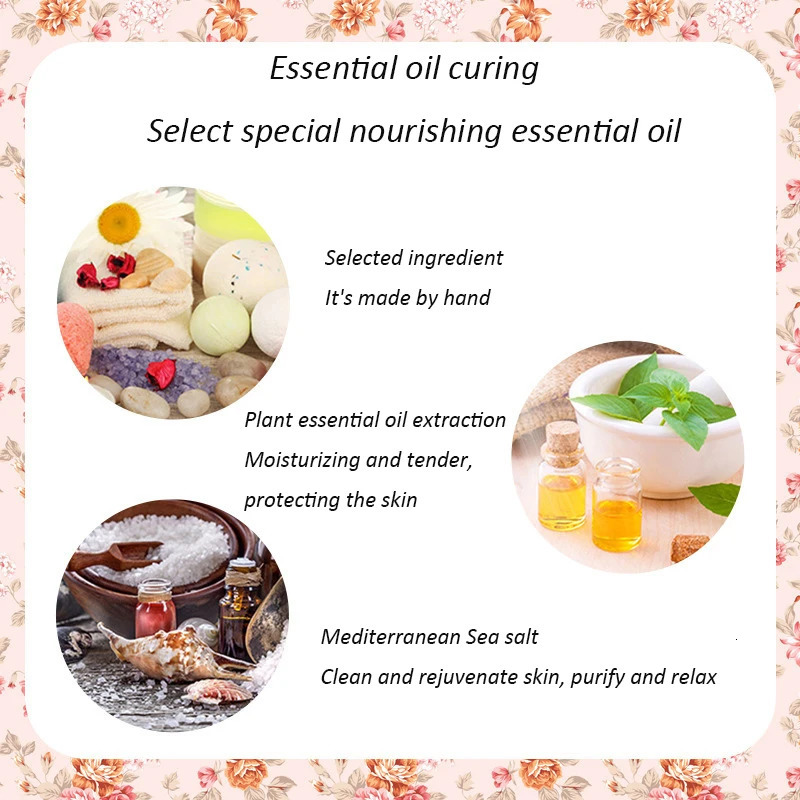 4PcsSet Bath Bomb Gift Set Bath Salt Balls Essential Oil Bath Bombs for Moisturizing Skin Fizzy Spa Bubble Bath Aromatic Odor 240627