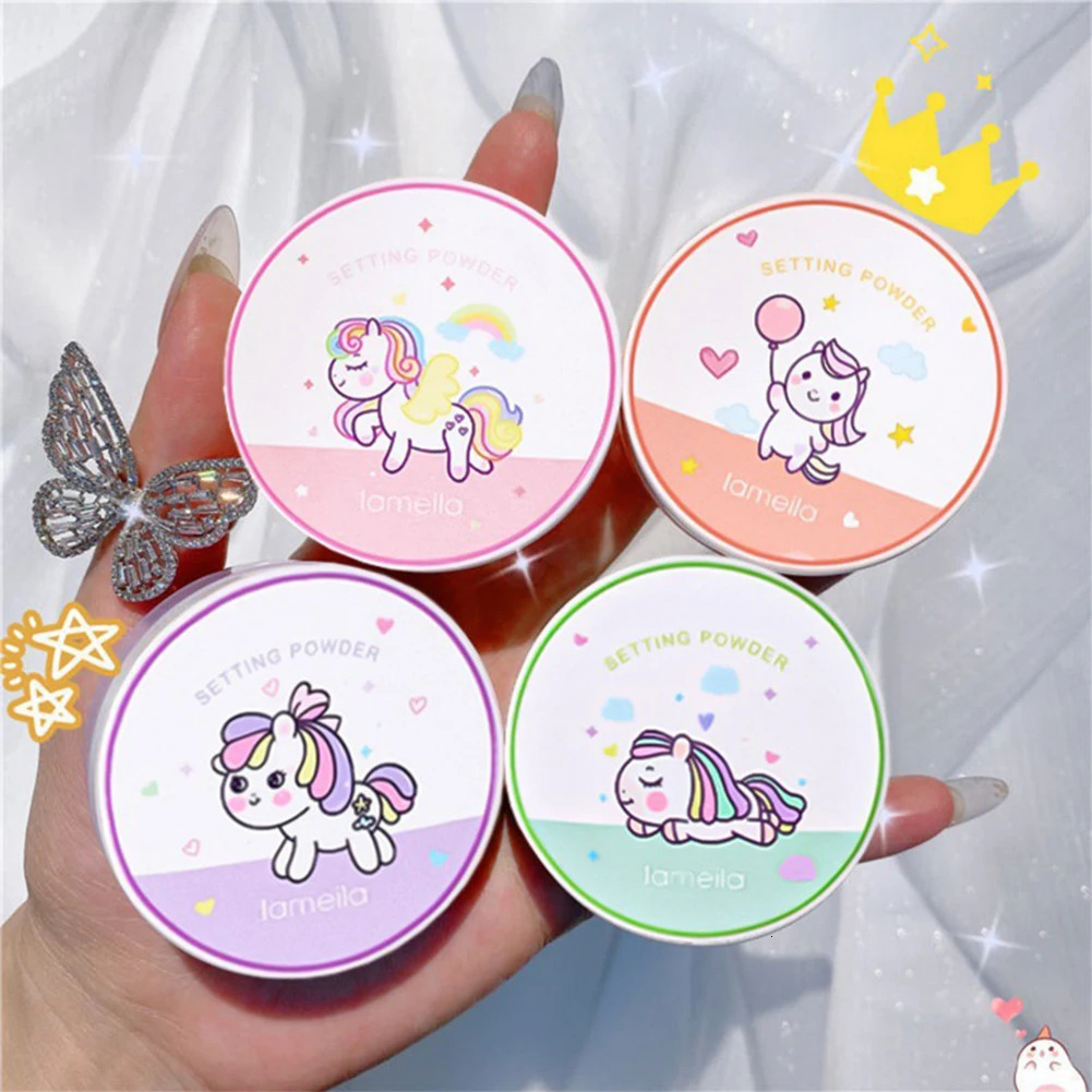 Loose Powder Makeup Oil-control Long Lasting Waterproof Cosmetic Face Powder Translucent Powder Highlighter Professional Makeup 240627