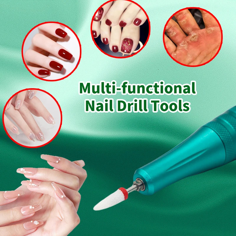 DDQ Electric Nail Drill 35000RPM Professional Electric Nail File Kit for Acrylic Gel Nails Manicure Pedicure Home Use 240627