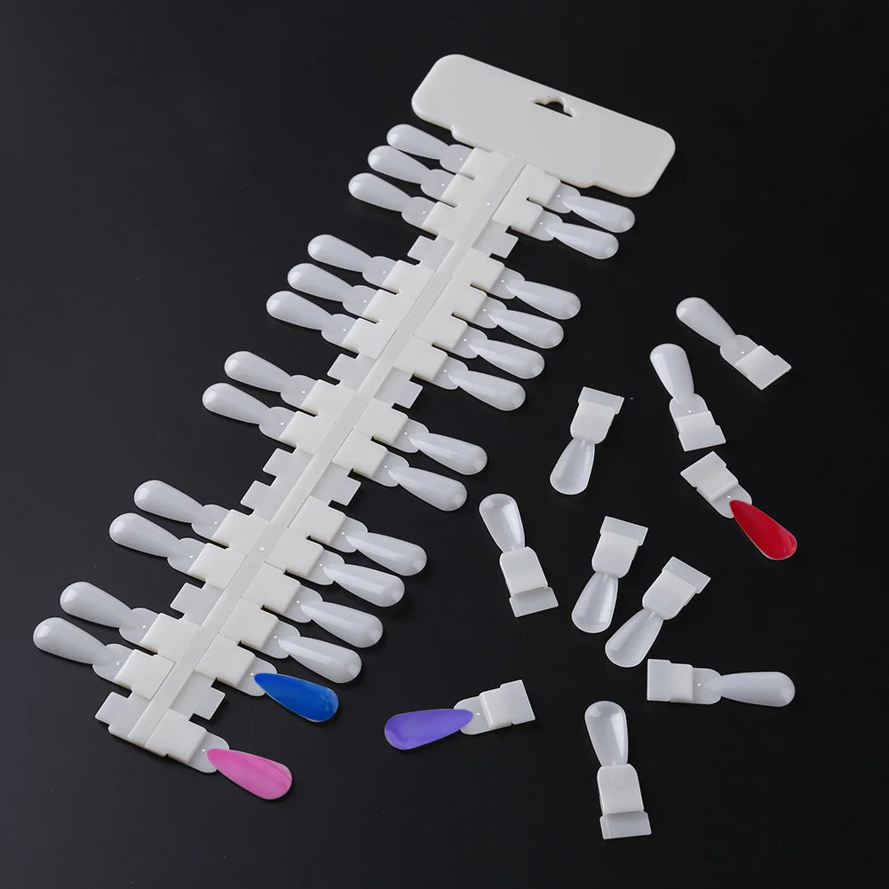 1-3set 36-108pcs Nail Color Card Removable Nail Art Display Board Rack False Nail Tips Color Card DIY Manicure Practice Tools 240627
