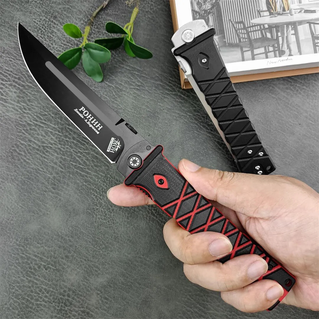 2Models Tactical RUSSIA-HOKC Noks Finka Rocket Folding Knife 440c steel blade G10 handle Knives survival outdoor camping self-defense tools