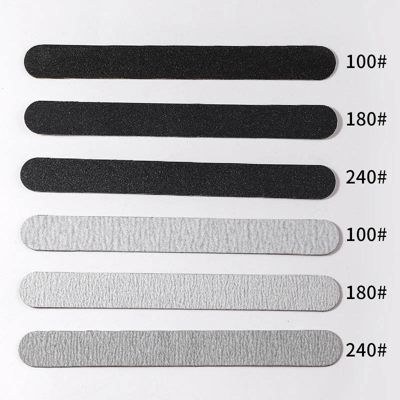 Nail File Replacement 100 to 180 Professional Limas Tools for Manicure Lime 240 Sandpaper Replaceable Gel Polishing Files Set 240627