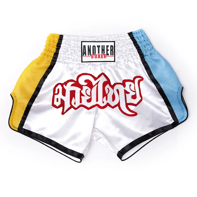 Muay Thai Shorts Breathable Mens Boxing Pants Fight Kickboxing Shorts Kids Boy Girl Women Martial Arts Grappling Combat Uniform 240615