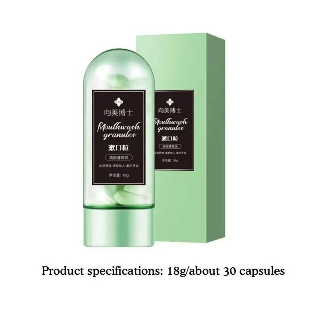 Portable Peach Gargle Granules Chewable Toothpaste For Fresh Breath And Clean Teeth Probiotic Solid Toothpaste Fresh Breath 240627