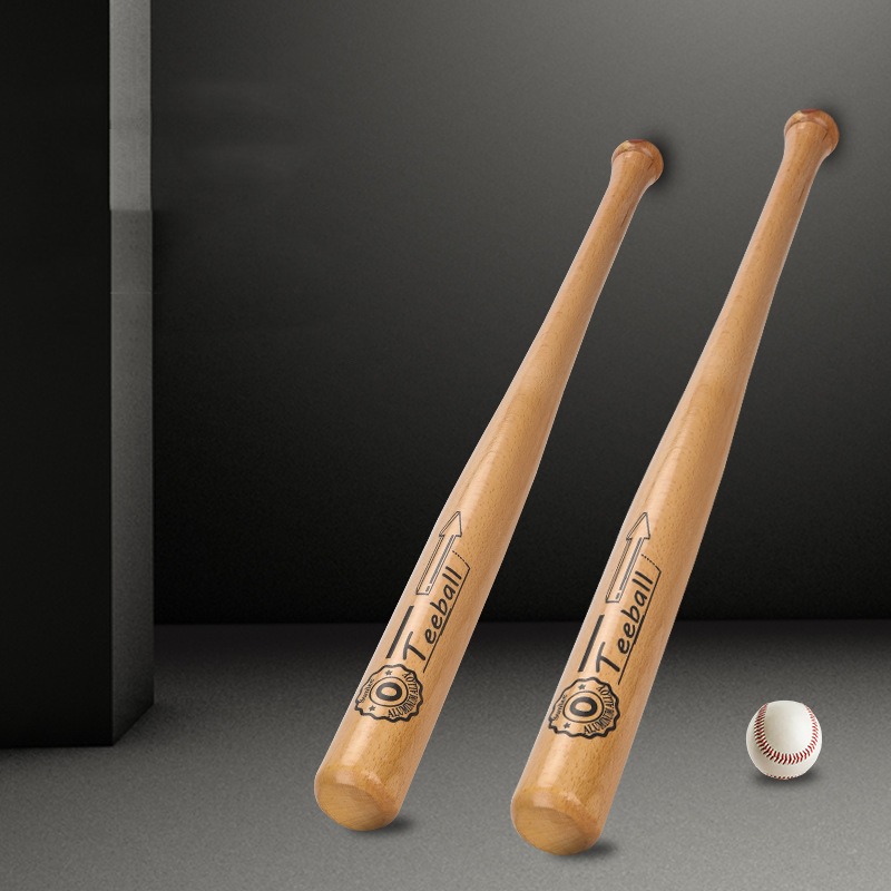 54cm Oak Baseball Bat Professional Solid Wood Baseball Ball Bat Kids Outdoor Softball Baseball Practicing Durable Ball Sticks