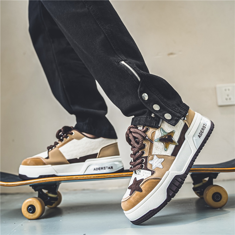 Country Ddmysports Star New Design Low Top Thick Bottom Manifest Board Shoes Sports Outdoor Shoes