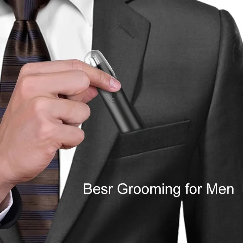 Electric Nose Hair Trimmer Implement Shaver Clipper Men Women Ear Neck Eyebrow Trimmer Shaver Man Clean Trimer Razor Remover Kit 240627