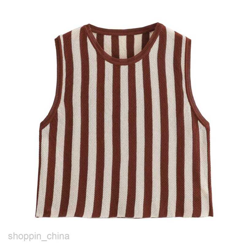 Women's Two Piece Sets Pants Small Fragrance Style Celebrity Knitted Fashion Set Women's Stripe Top Casual Wide Leg Pants Two Piece Set B8