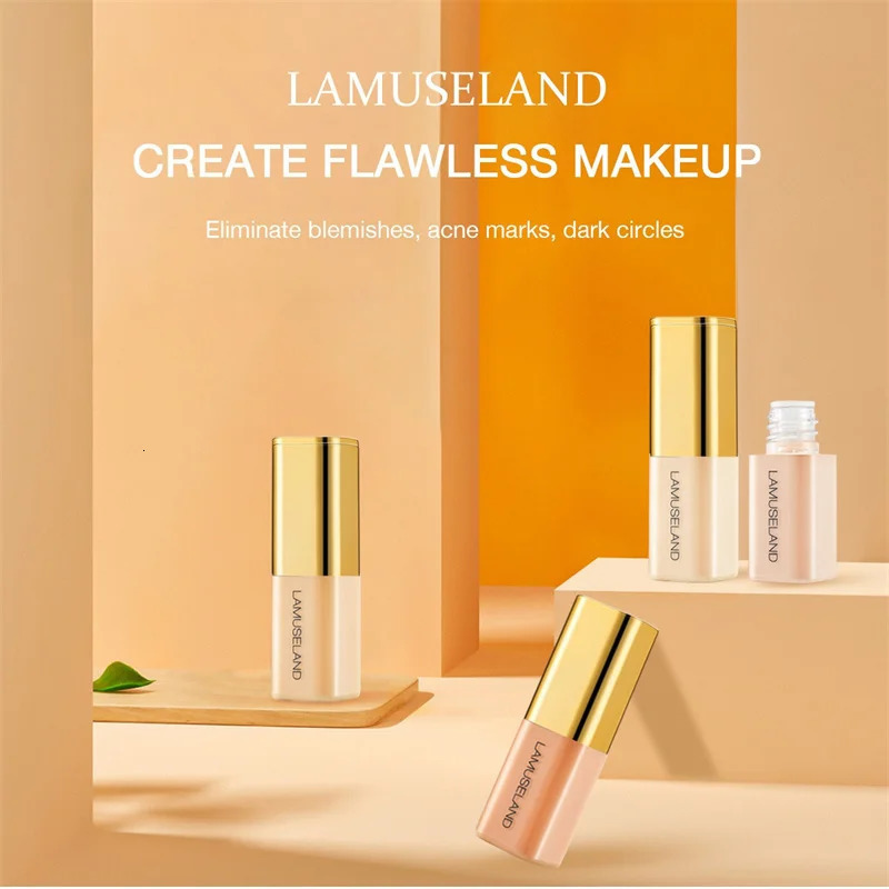 Orange Concealer Liquid Concealer Coverage Pores Invisible Full Dark Circles Lasting Foundation Cream Face Makeup 240627