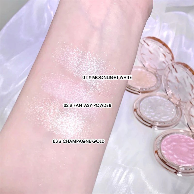 High gloss powder gloss glitter highlight contour palette natural gloss contour concealer lasting light 240627