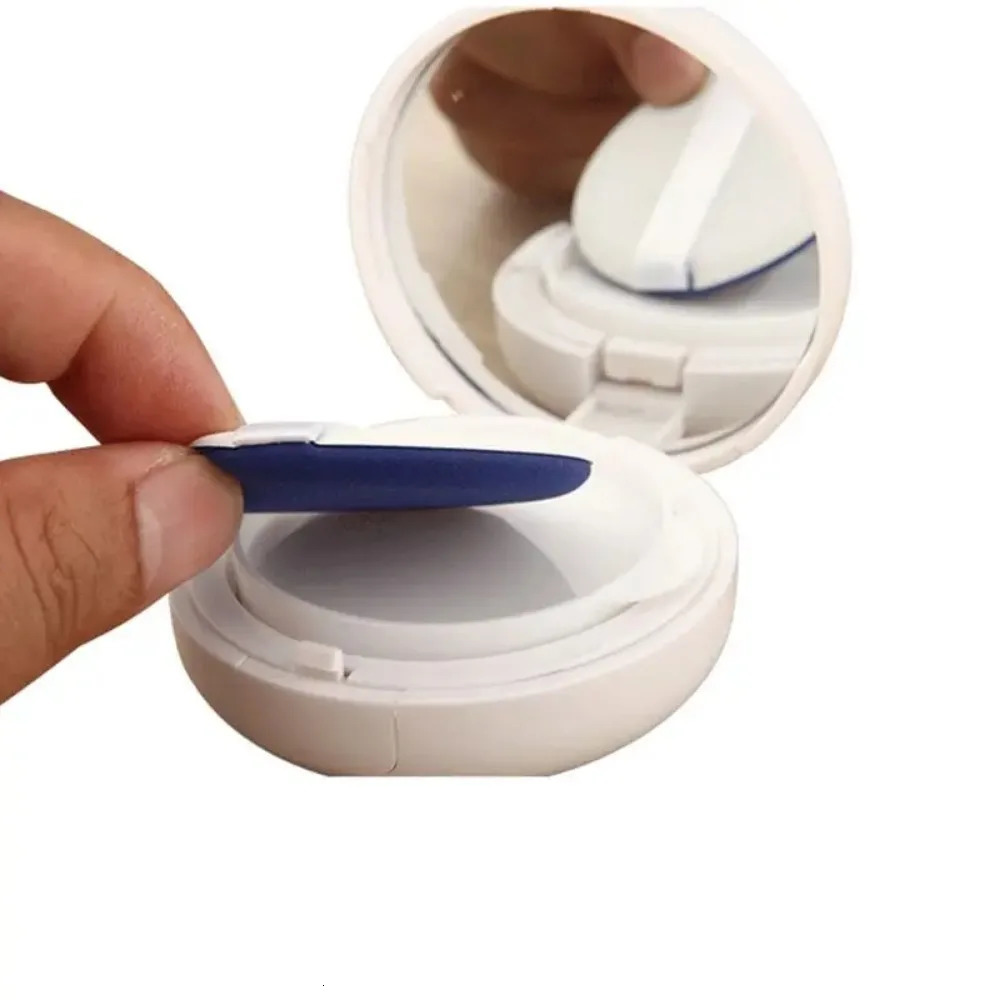 15g/0.5oz Empty Air Cushion Puff Box Portable Cosmetic Makeup Case Container with Powder Sponge Mirror for BB Cream Foundation 240627