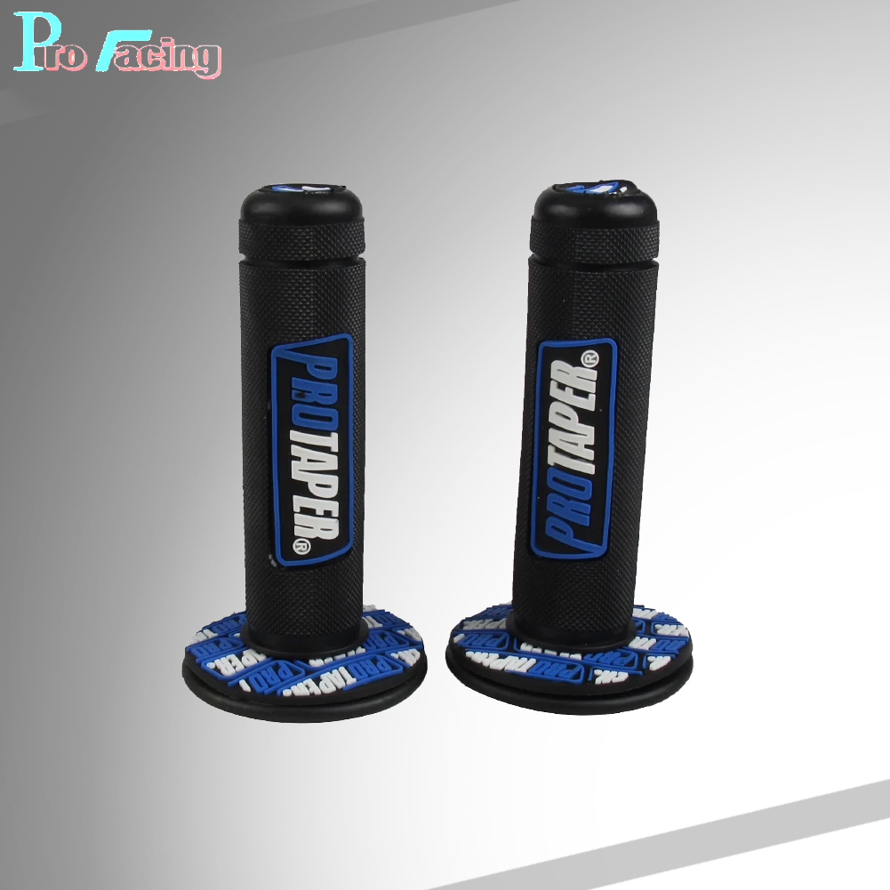 Motorcycle Handle Grips 22mm 24mm Universal Rubber Gel Hand Grip Brake Hands Dirt Bike MX Enduro 7/8" Handlebar For Protaper