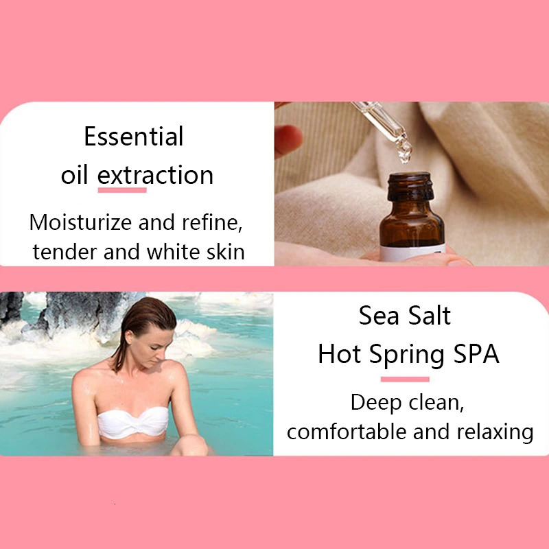 Essential Oil Bath Bombs Ball Flower Scents Bubble Bath Salt Ball Cleaner Bathing Spa Moisturize Dry Skin Relaxing Gift Bathroom 240627