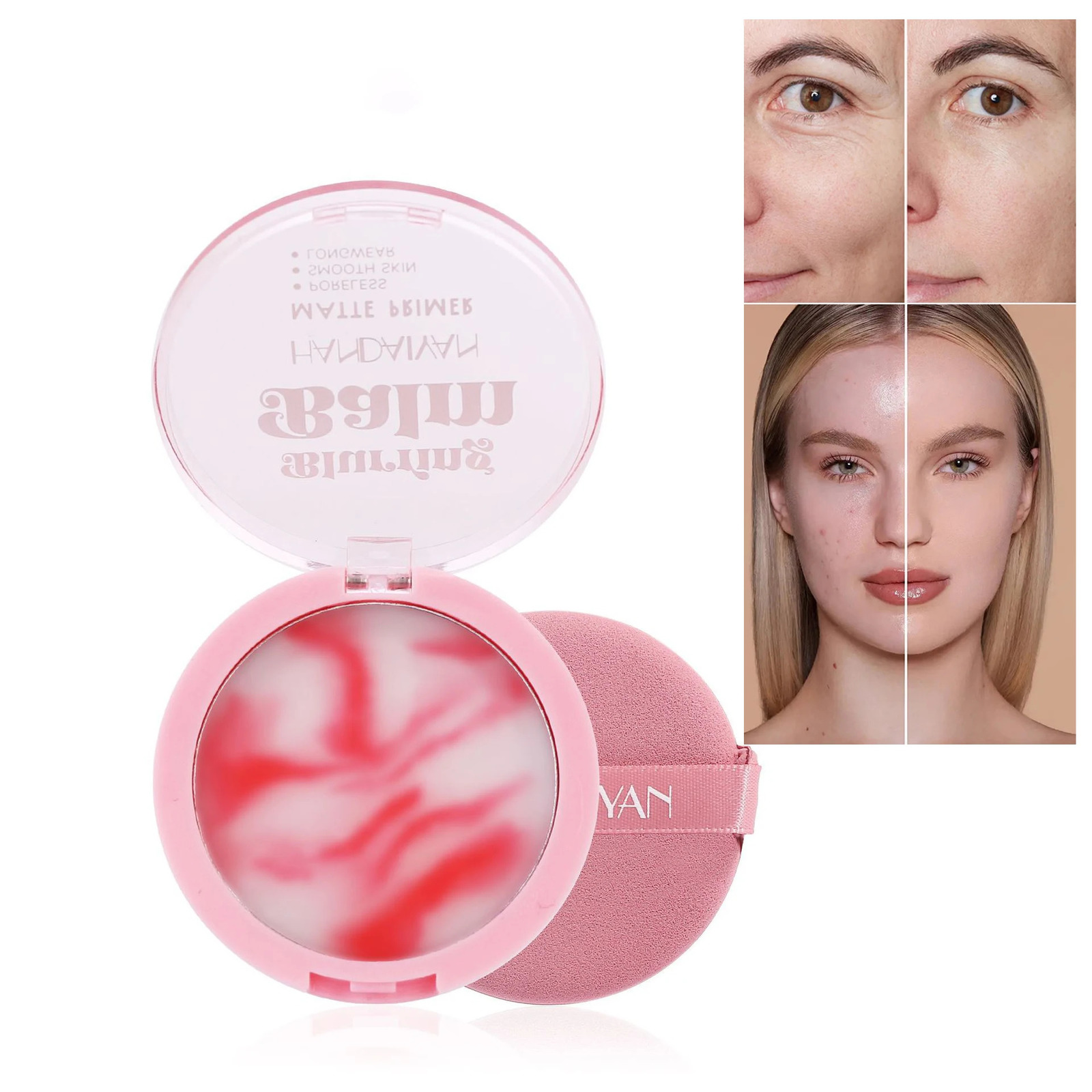 Three-dimensional con natural lightweight waterproof oil-controlling non-stuck matte concealer powder 240627