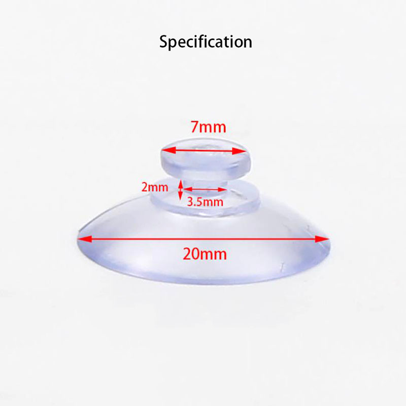 10Pcs Transparent Aquarium Suction Cup Filter Air Pump Water Pump Holder Sucker for Fish Tank Pump Suction Cups Aquatic Supply