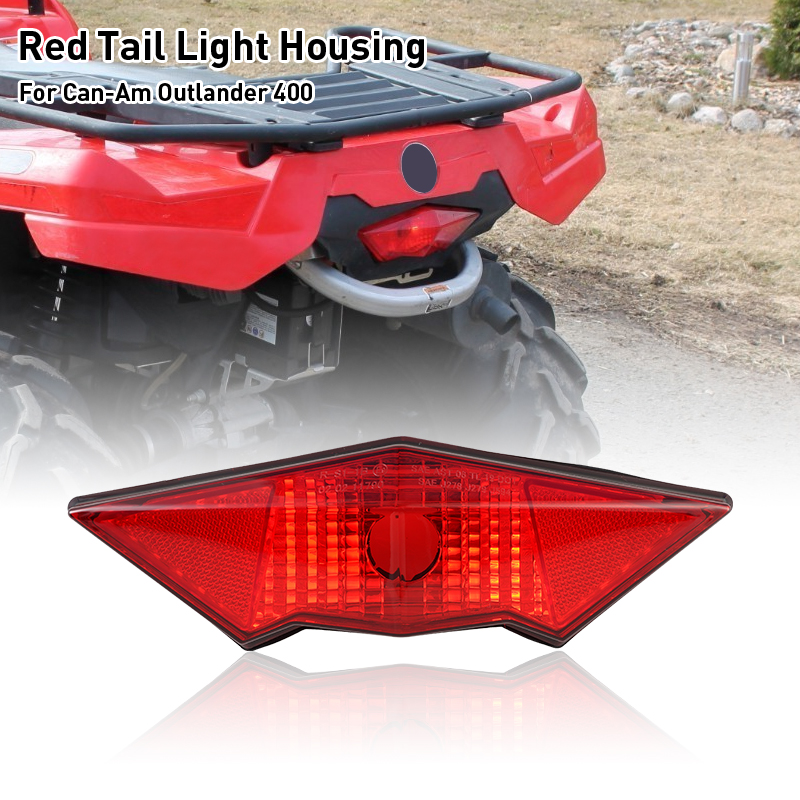 Red Tail Light Housing Without Bulb For Can-Am Outlander Max 400 500 650 800 2008-2022