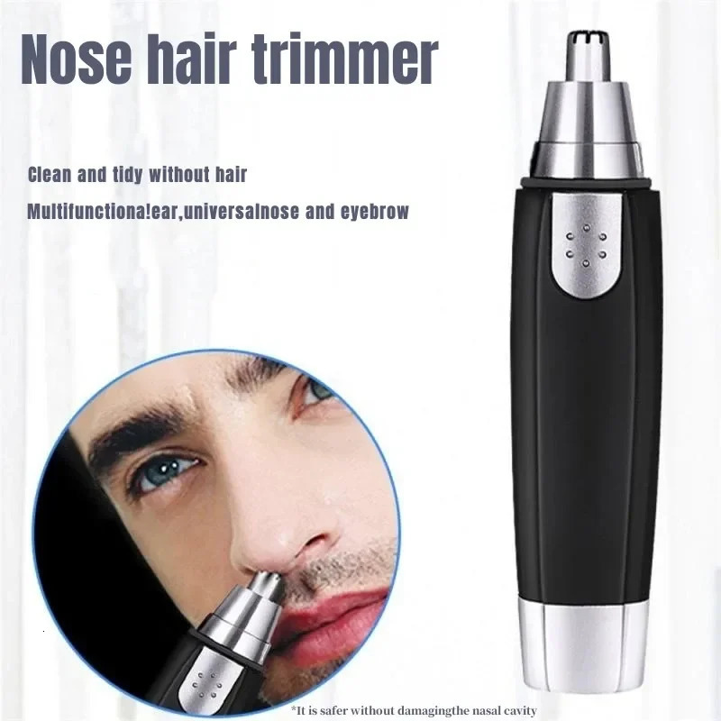 Electric Nose Hair Trimmer Implement Shaver Clipper Men Women Ear Neck Eyebrow Trimmer Shaver Man Clean Trimer Razor 240627
