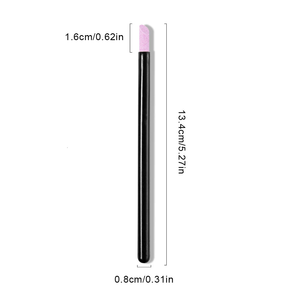 Quartz Stone Scrub Nail File Rods Cuticle r Dead Skin r Perfect Gift Lightweight Portable Handy Use Manicure Tools 240627