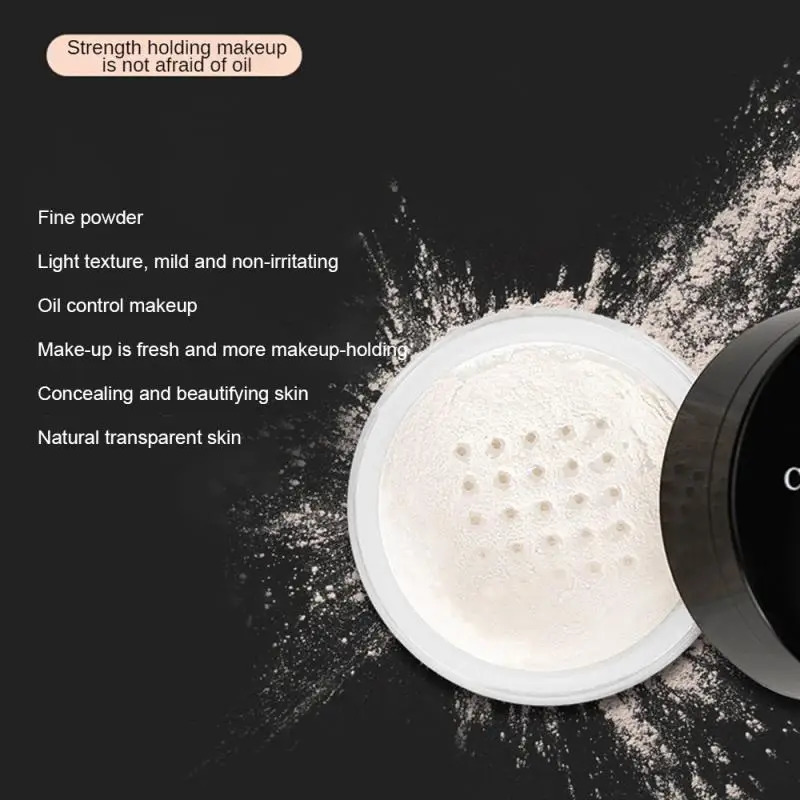 Matte Loose Powder Professional Face Styling Powder Invisible Pores Oil Control Makeup Powder Translucent Makeup Setting Powder 240627