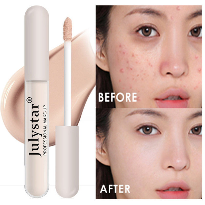 Liquid Concealer Stick Waterproof Full Coverage Concealer Long Lasting Cover Acne Dark Circles Smooth Moisturizing Face Makeup