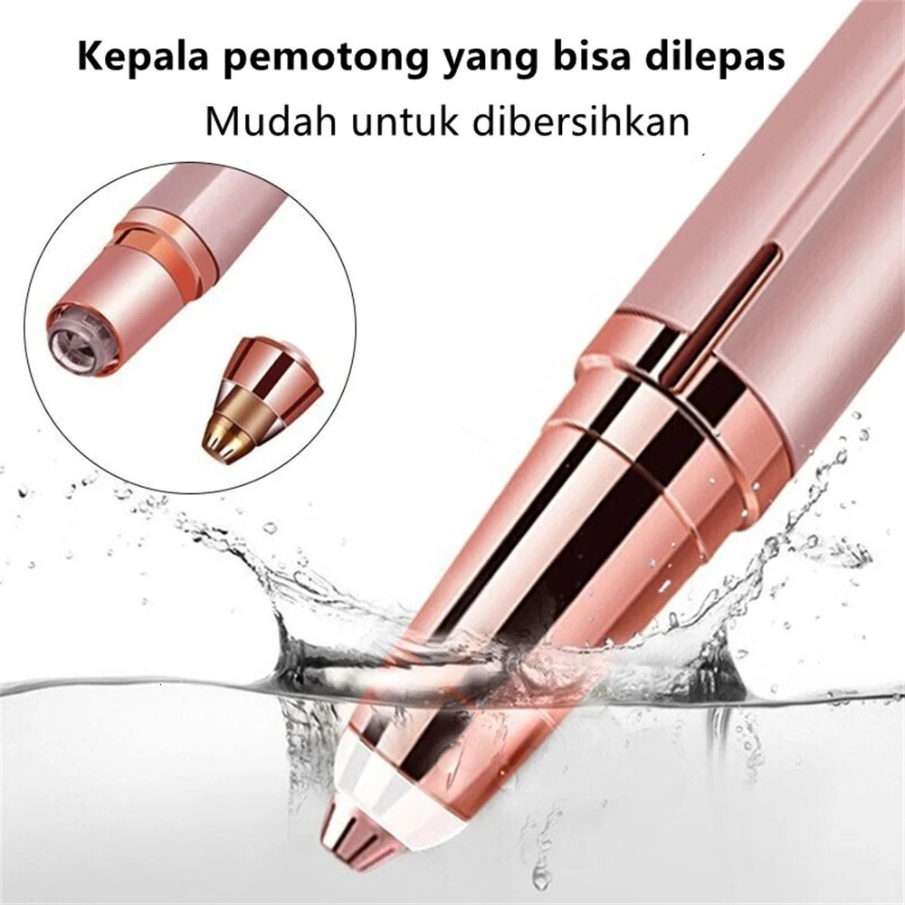 Electric Eyebrow Trimmer Eye Brow Shaper Pencil Face Hair Remover For Women Makeup Painless Automatic Eyebrow Shavers Depilator 240627