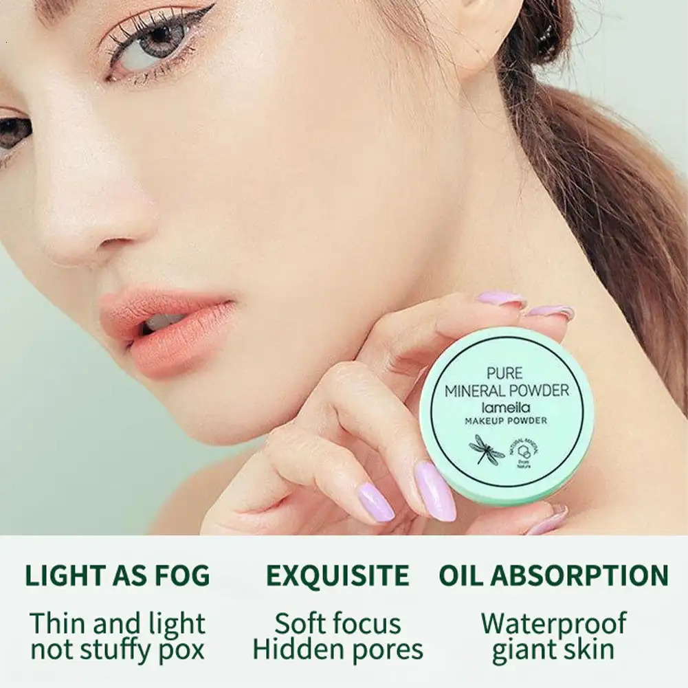 Face Loose Powder Matte Translucent Setting Powder Cosmetics Waterproof Oil-control Velvety Professional Lasting Makeup 240627