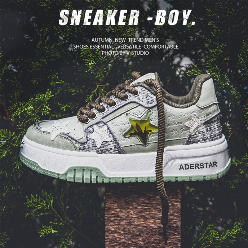 Country Ddmysports Star New Design Low Top Thick Bottom Manifest Board Shoes Sports Outdoor Shoes