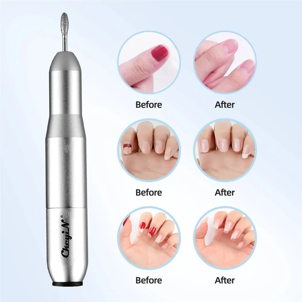 20000rpm Nail Drill Machine Polishing Grinder For Manicure Milling Cutter Set Adjustable Speed Electric Nail Sander 240627
