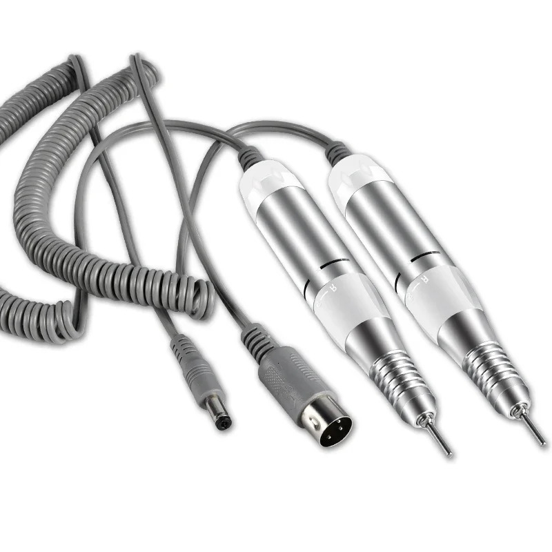 Electric Nail Drill Pen Handle File Polish Grind Machine Handpiece Manicure Pedicure Tool DC 3 PIN PLUG Nail Drill Accessories 240627