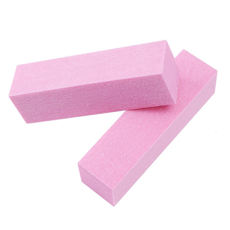 Pink Buffing Sanding Files Block Pedicure Manicure Care Sponge Nail Art Buffer Grindig Polishing No Hurt Nail Art Tools 240627