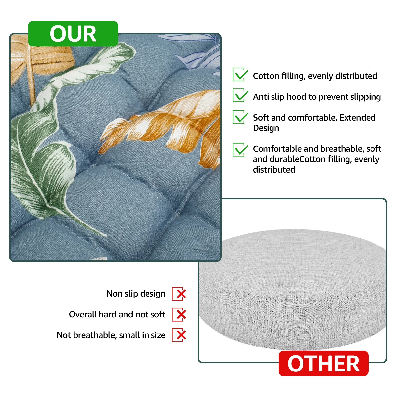 Recliner Soft Back Cushion Long Cushion Chair Soft Pad Sun Lounger Cushion Non-slip Breathable Comfortable 240619