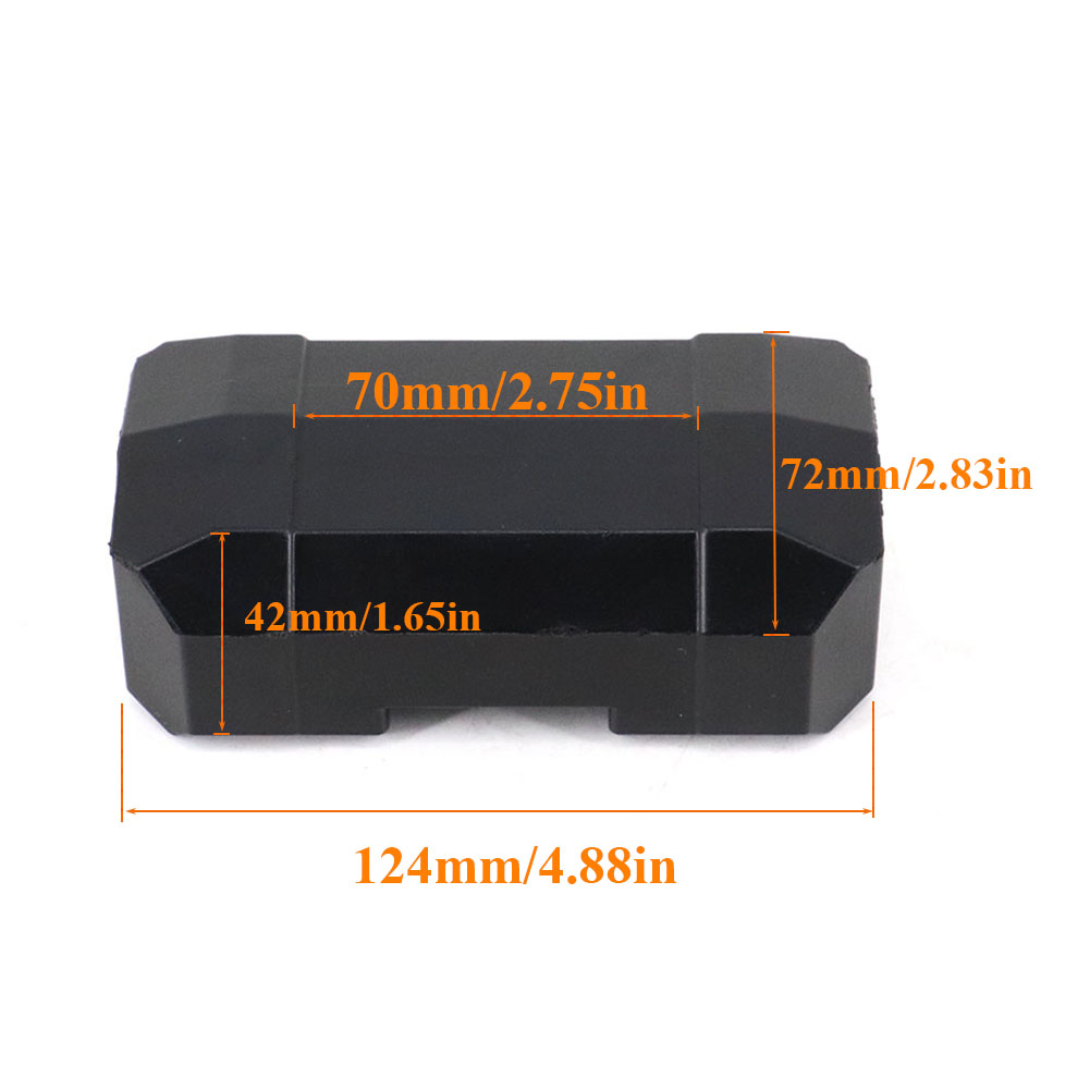 1 1/8" 22mm Handlebar Squre Chest Protector Pads for Motorcycle Cross Dirt Pit Bike Motocross Atv Pro Taper Fat Bar Sponge