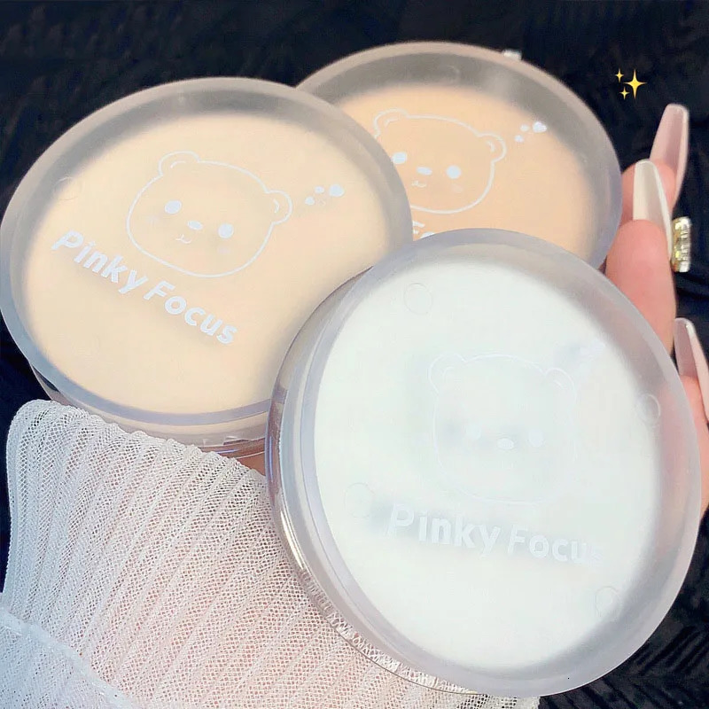Pressed Powder White Brighten Transparent Control Concealer Lasting Natural Face Makeup Setting Powder Waterproof Cosmetic 240627