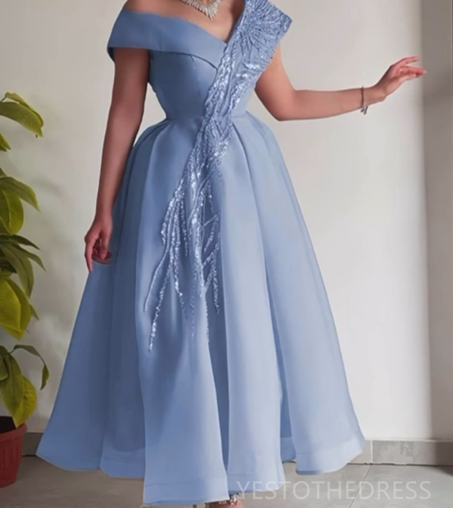 2024 Nuke Mother Of The Bride Dresses V Neck Mother's Dress Appliqued Beaded Lace Puffy Organza Ankle-Length Gowns for Groom's Mum Elegant E